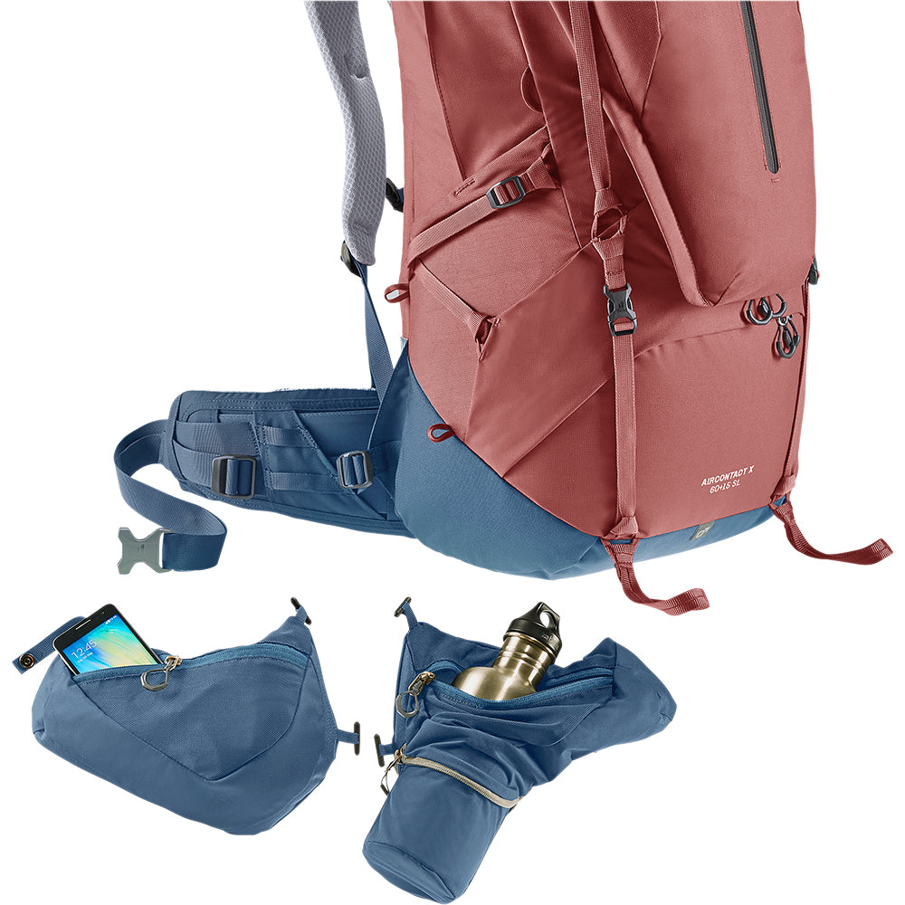 Mochila Cargueira Aircontact X 60+15 SL Deuter