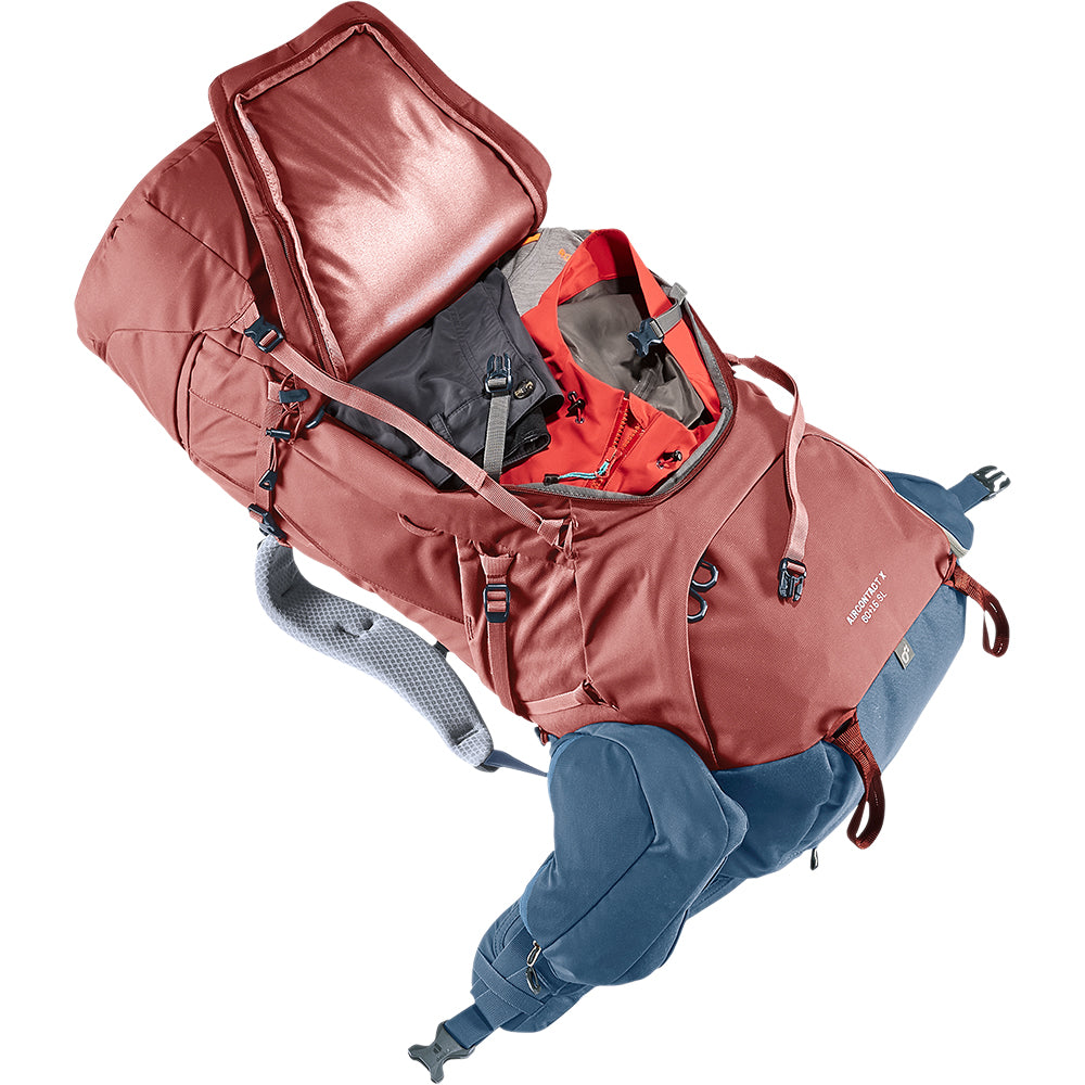 Mochila Cargueira Aircontact X 60+15 SL Deuter