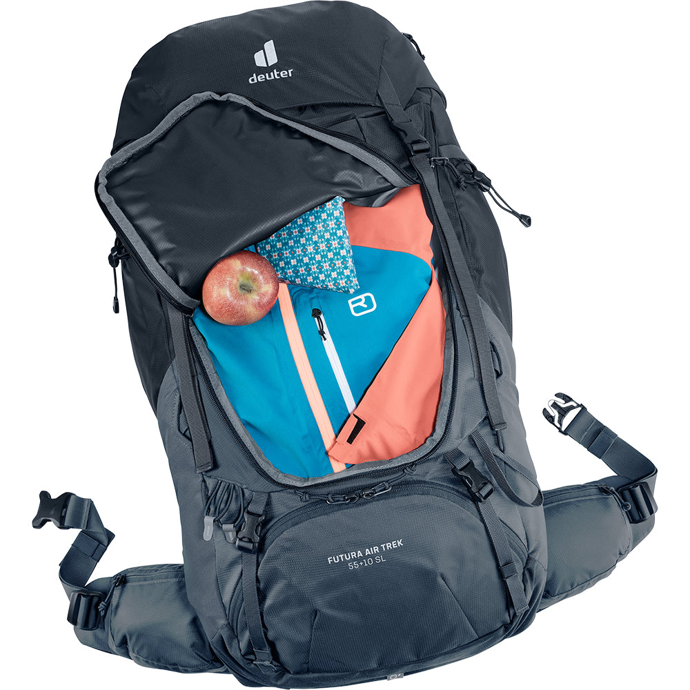 Mochila de Trekking Futura Air Trek 55+10 SL Deuter