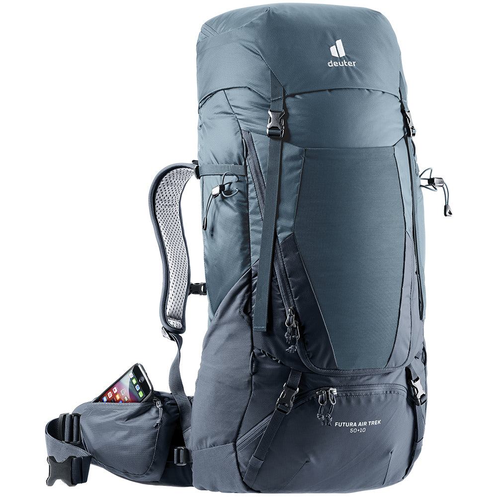 Mochila para Trekking Futura Air Trek 50+10 Deuter