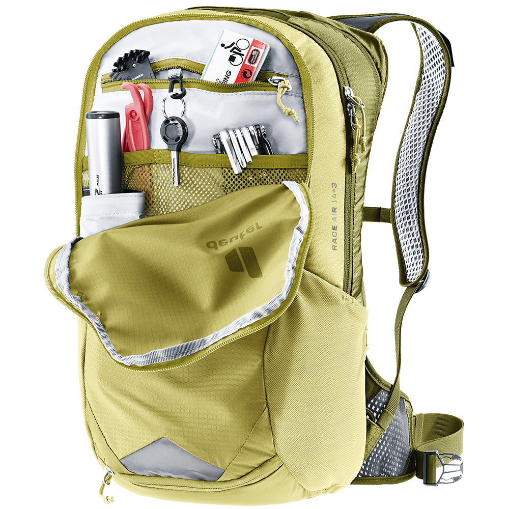 Mochila de Hidratação para Ciclistas 17 Litros Race Air 14+3 Deuter