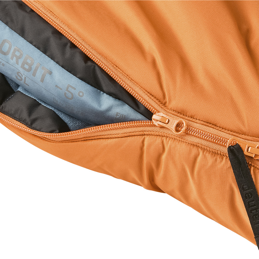 Saco de Dormir 1°C a -23°C Zíper Direito Orbit -5° SL Deuter