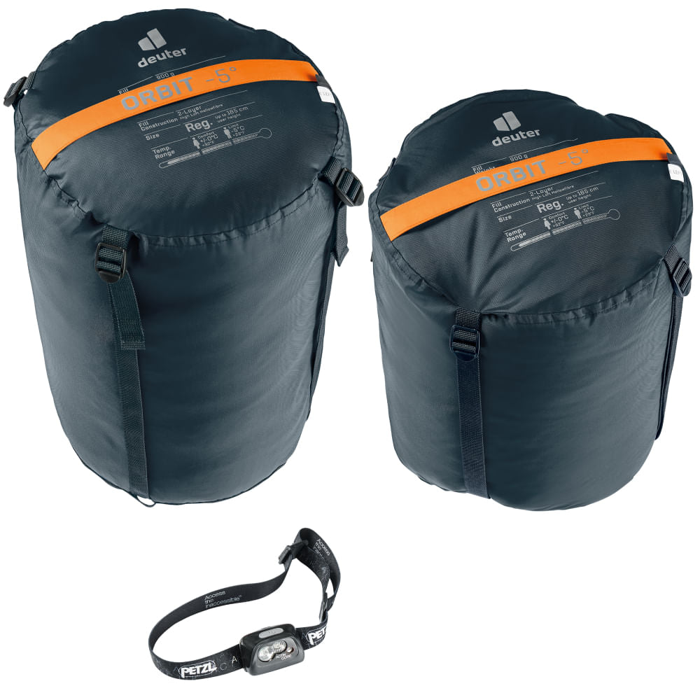 Saco de Dormir 0°C a -23°C Sarcófago Orbit -5° Deuter
