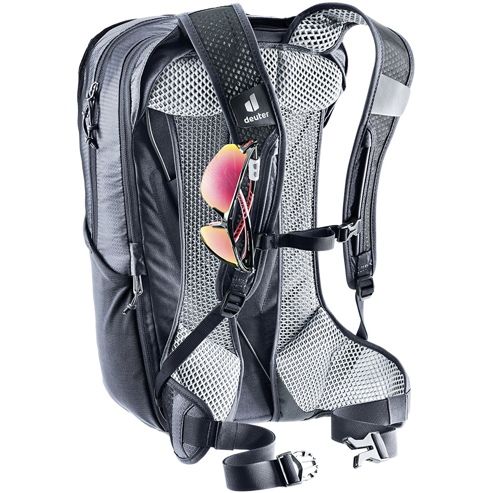 試着のみ　deuter Race EXP AIR 14+3 ブラック Deuter Race Air 14+3 Hydration Backpack for Cyclists 17 Liters