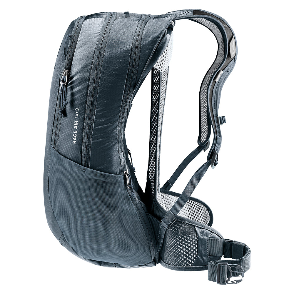 試着のみ　deuter Race EXP AIR 14+3 ブラック Deuter Race Air 14+3 Hydration Backpack for Cyclists 17 Liters