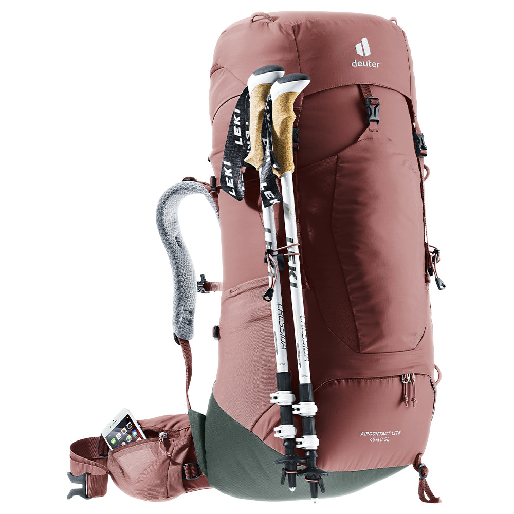 Mochila para Trekking Aircontact Lite 45+10 SL | Deuter – Deuter